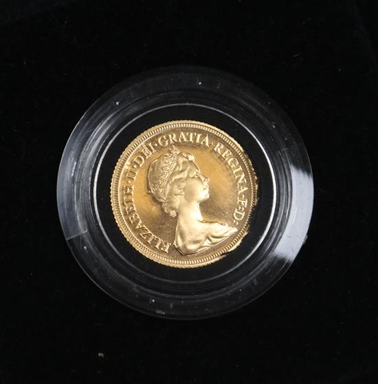 A 1979 gold sovereign